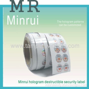 Hologram Destructible Labels 